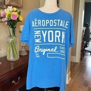 Aeropostale Blue Graphic T-Shirt